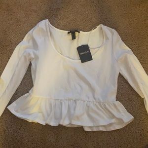 White long sleeved shirt